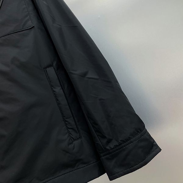 争奪戦 プラダ Re-Nylon フロントボタン長袖シャツ ロゴ SC796M